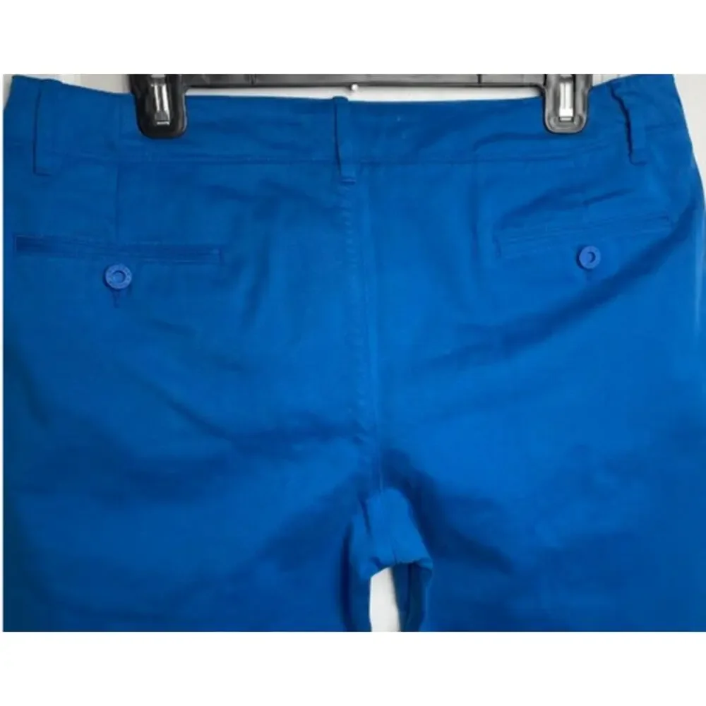 ORLEBAR Brown Mens Blue Chino Pant Slim Fit Flat Front Button Fly Size 32 Cotton